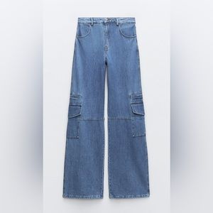 zara brand new jean cargo pants